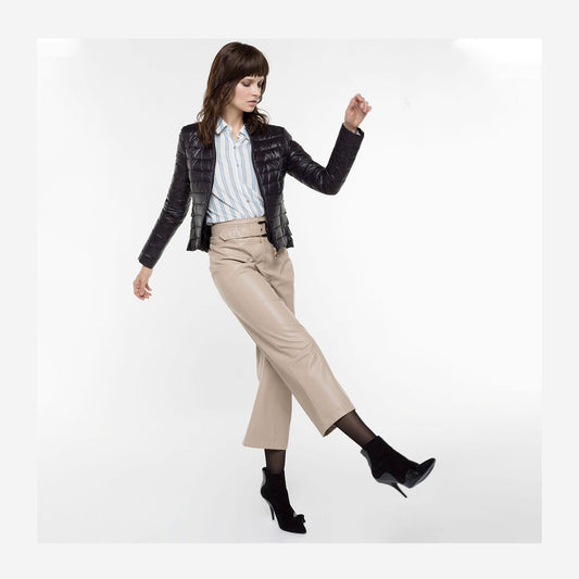 ULTRA LIGHT DOWN JACKET WITH FRILL