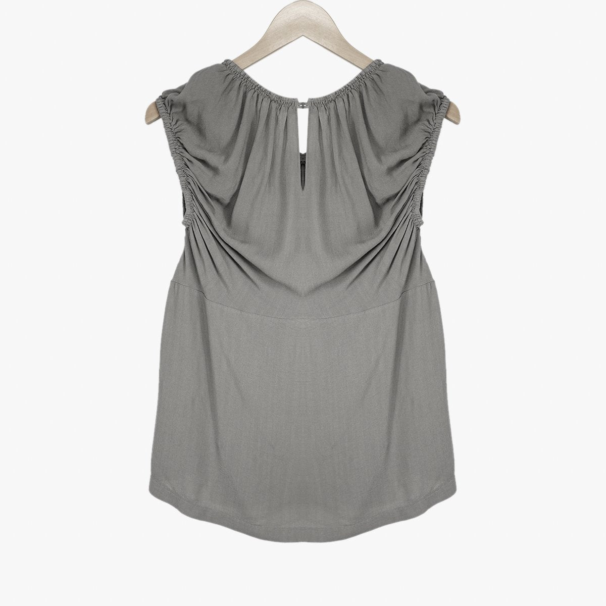 SLEEVELESS RUCHED  TOP