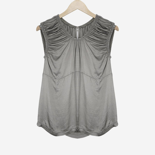 SLEEVELESS RUCHED  TOP