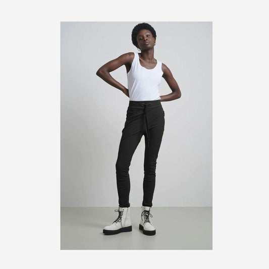 PANTS ANNE SKINNY FIT TECHNICAL JERSEY