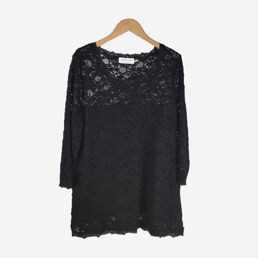BLACK LACE  BLOUSE