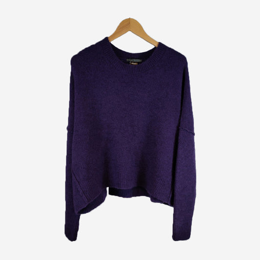 PURPLE WOOL JUMPER