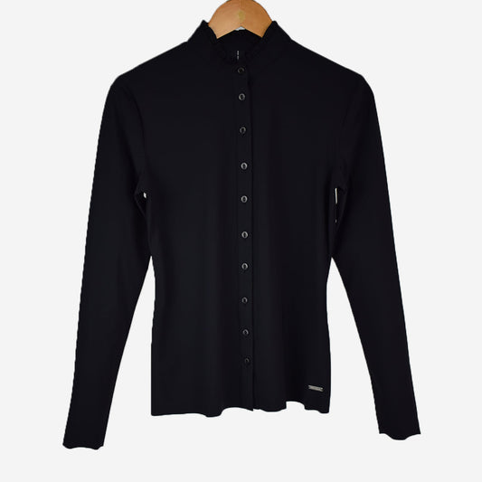 STAND UP COLLAR BLOUSE