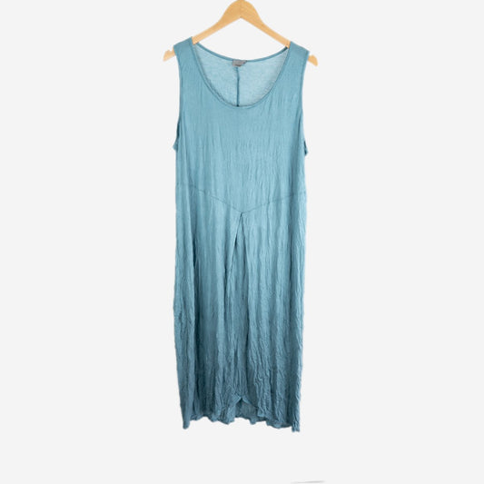 SLEEVELESS CRINKLE DRESS