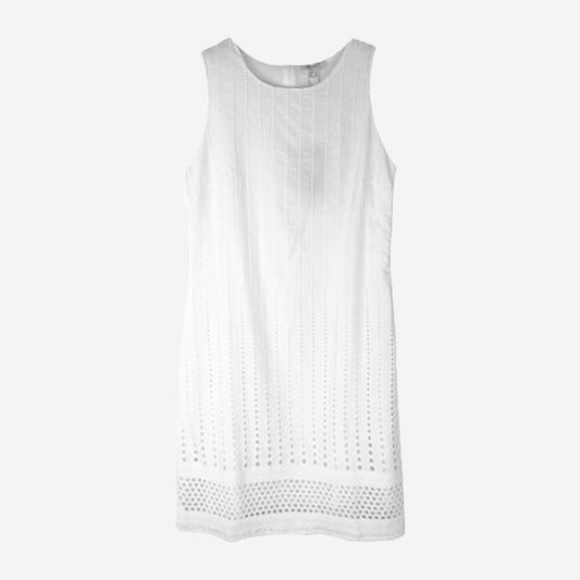 PRETTY WHITE COTTON DRESS