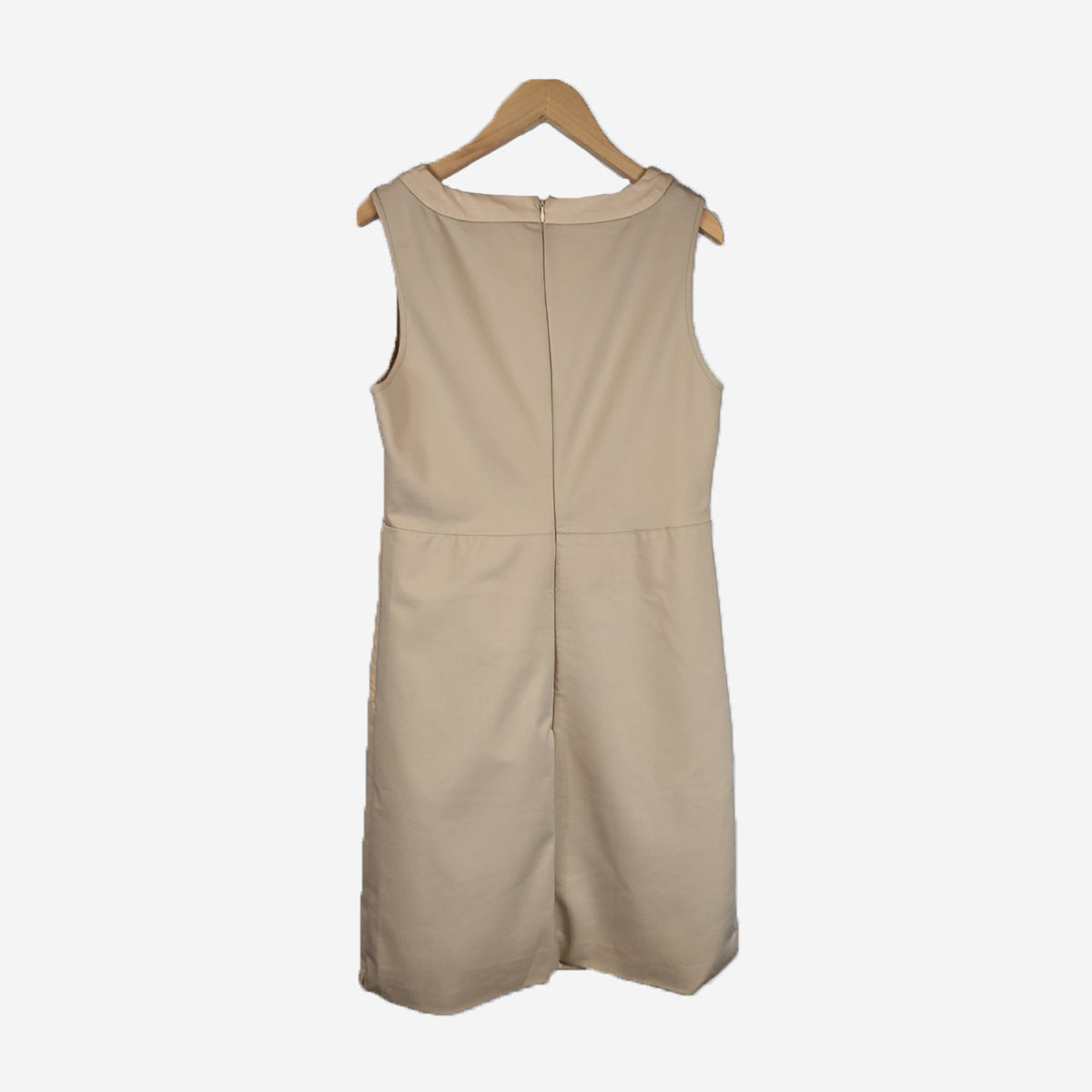 LEATHERED SHIFT DRESS