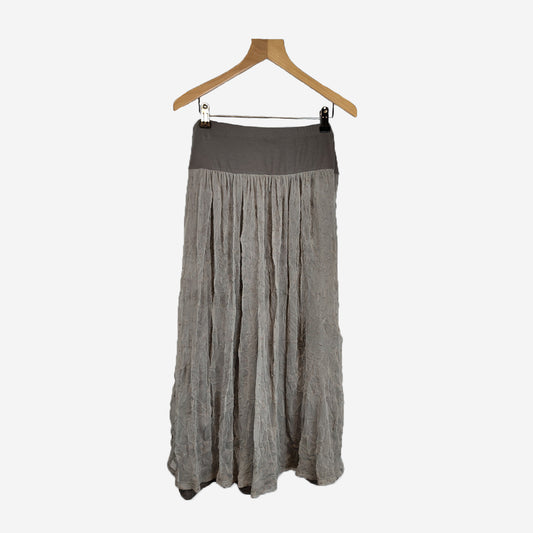 LUNEL JERSEY AND CHIFFON SKIRT