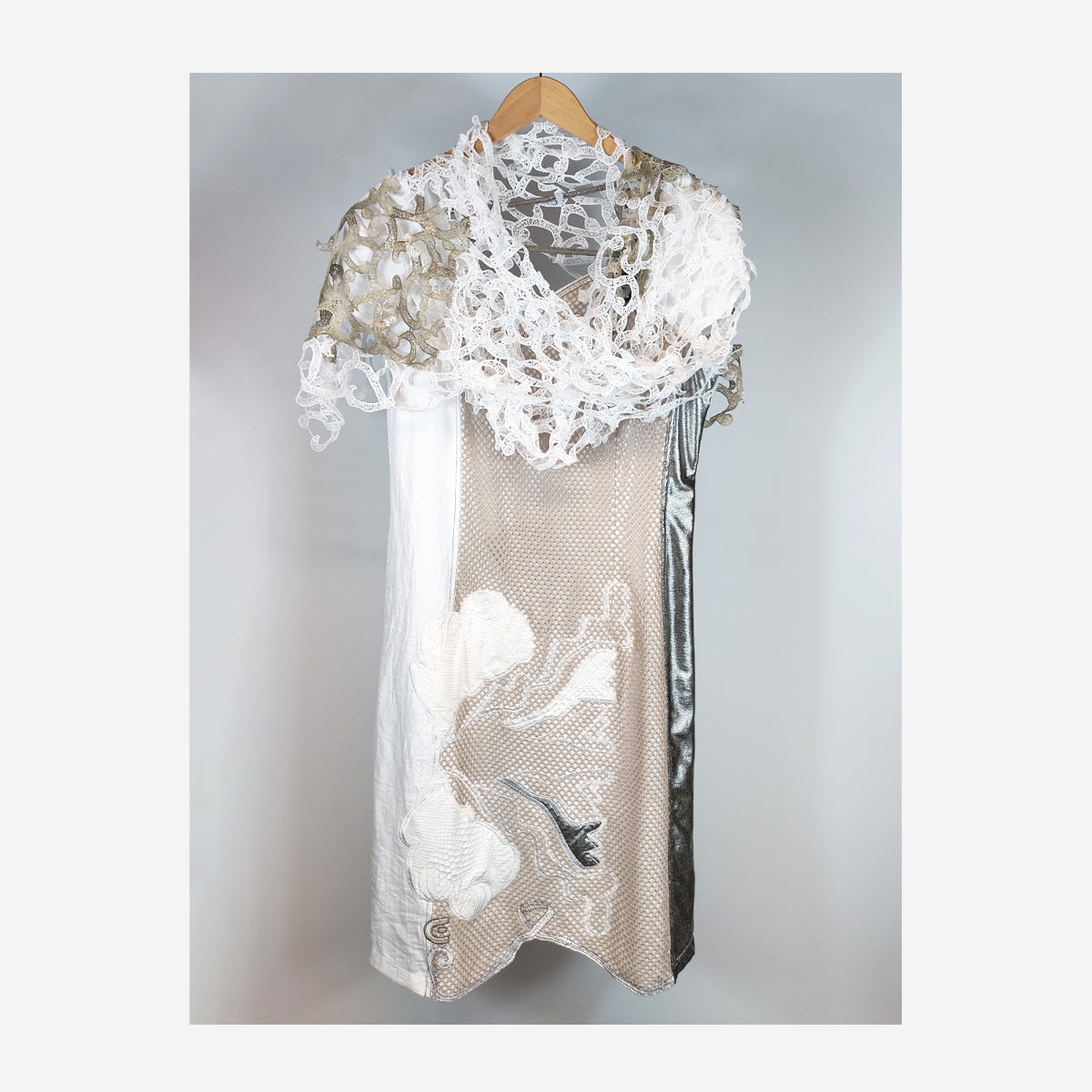 SHORT SLEEVE BIANCO DRESS